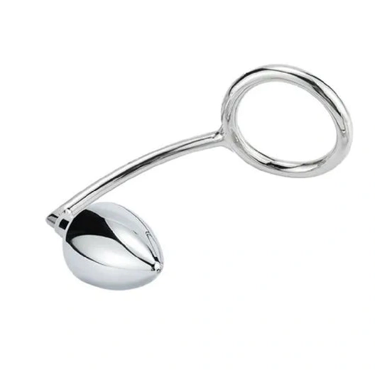 Stainless Hook with Ring Cock DiscreetChoice Steel Anal Set 4663 0802
